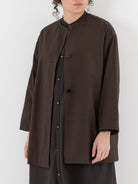 Arts & Science New Granny Short Coat in Brown - ARTS & SCIENCE at Worthwhile - shop COAT