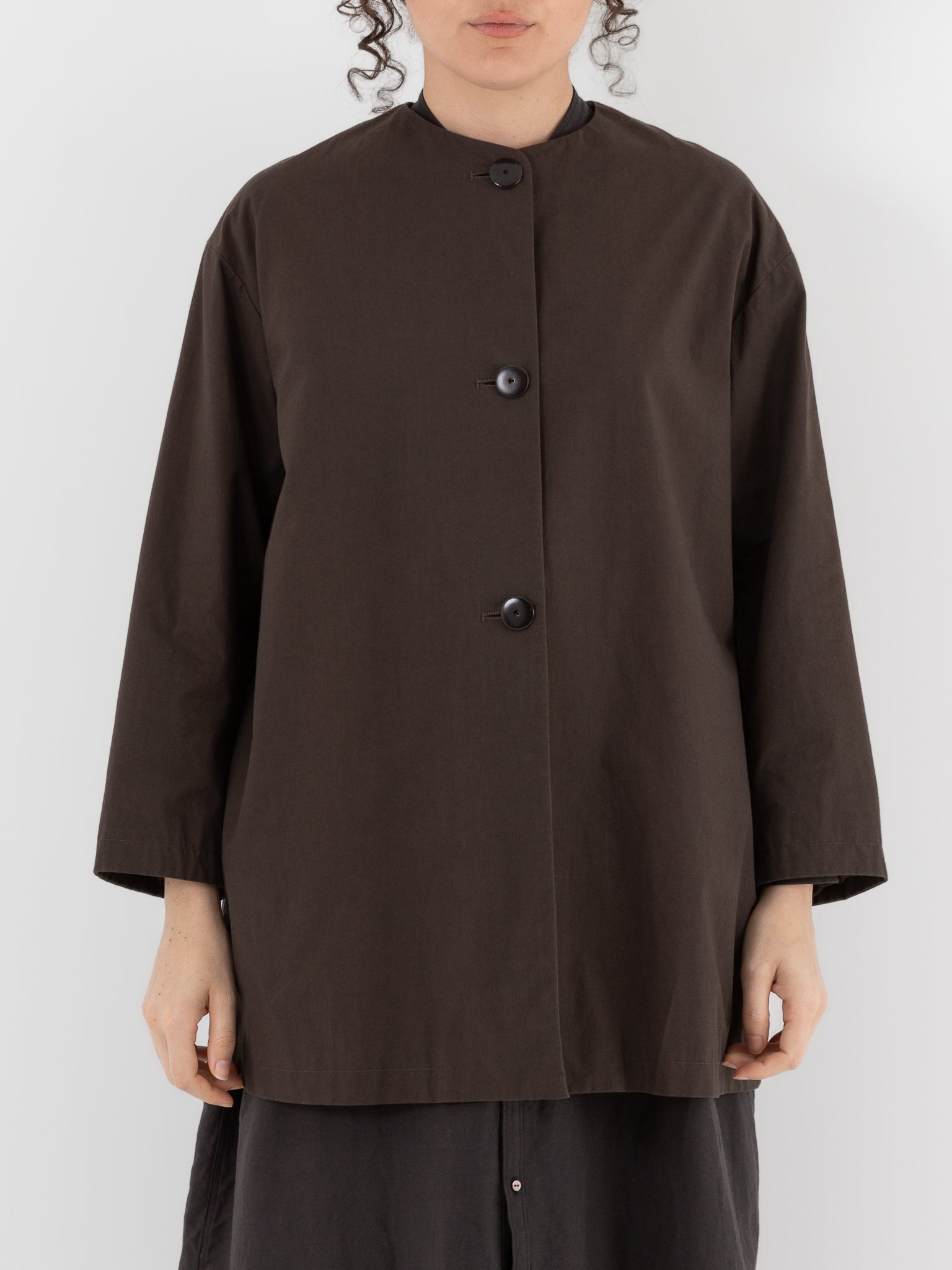 Arts & Science New Granny Short Coat in Brown - ARTS & SCIENCE at Worthwhile - shop COAT