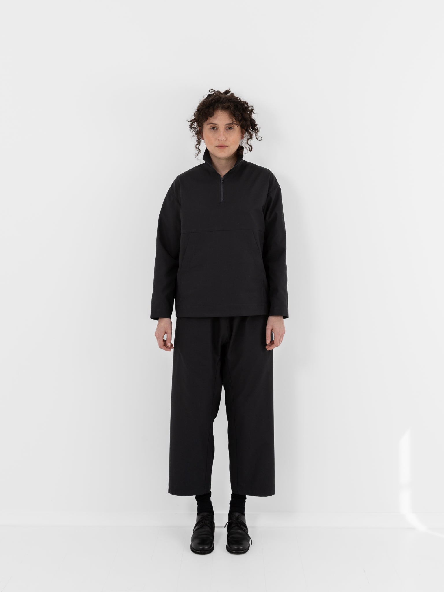 Arts & Science Mountain Pullover Shirt in Vintage Black - ARTS & SCIENCE at Worthwhile - shop TOP