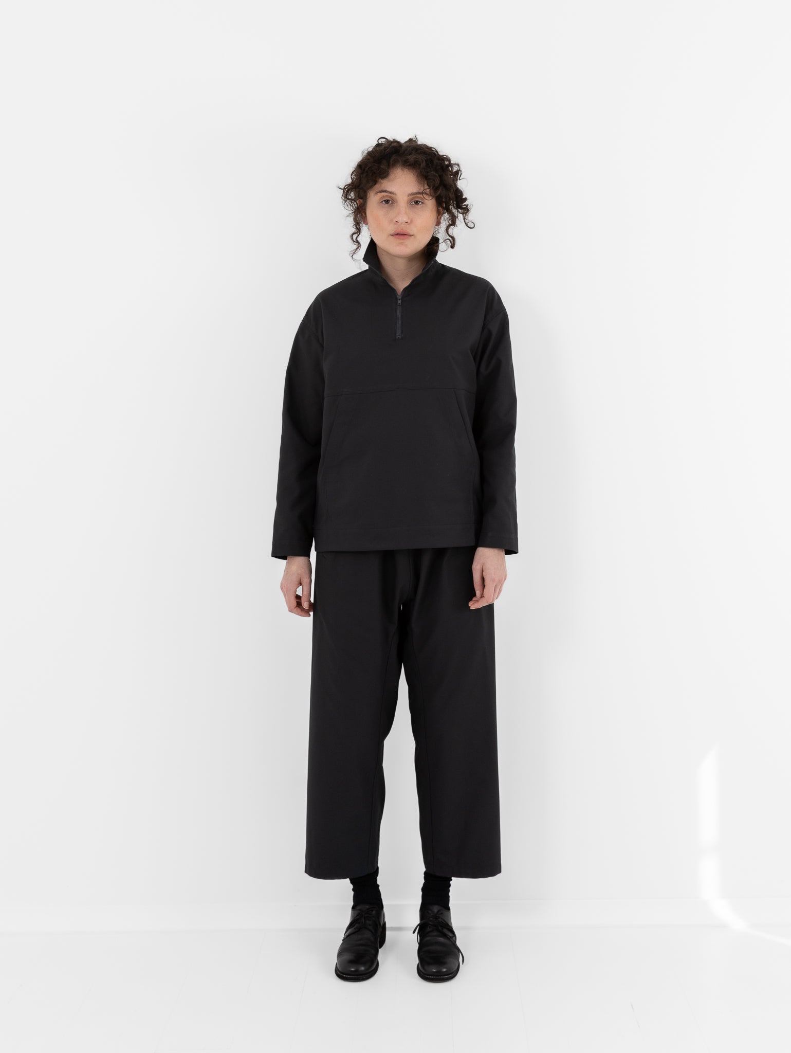 Arts & Science Mountain Pullover Shirt in Vintage Black - ARTS & SCIENCE at Worthwhile - shop TOP
