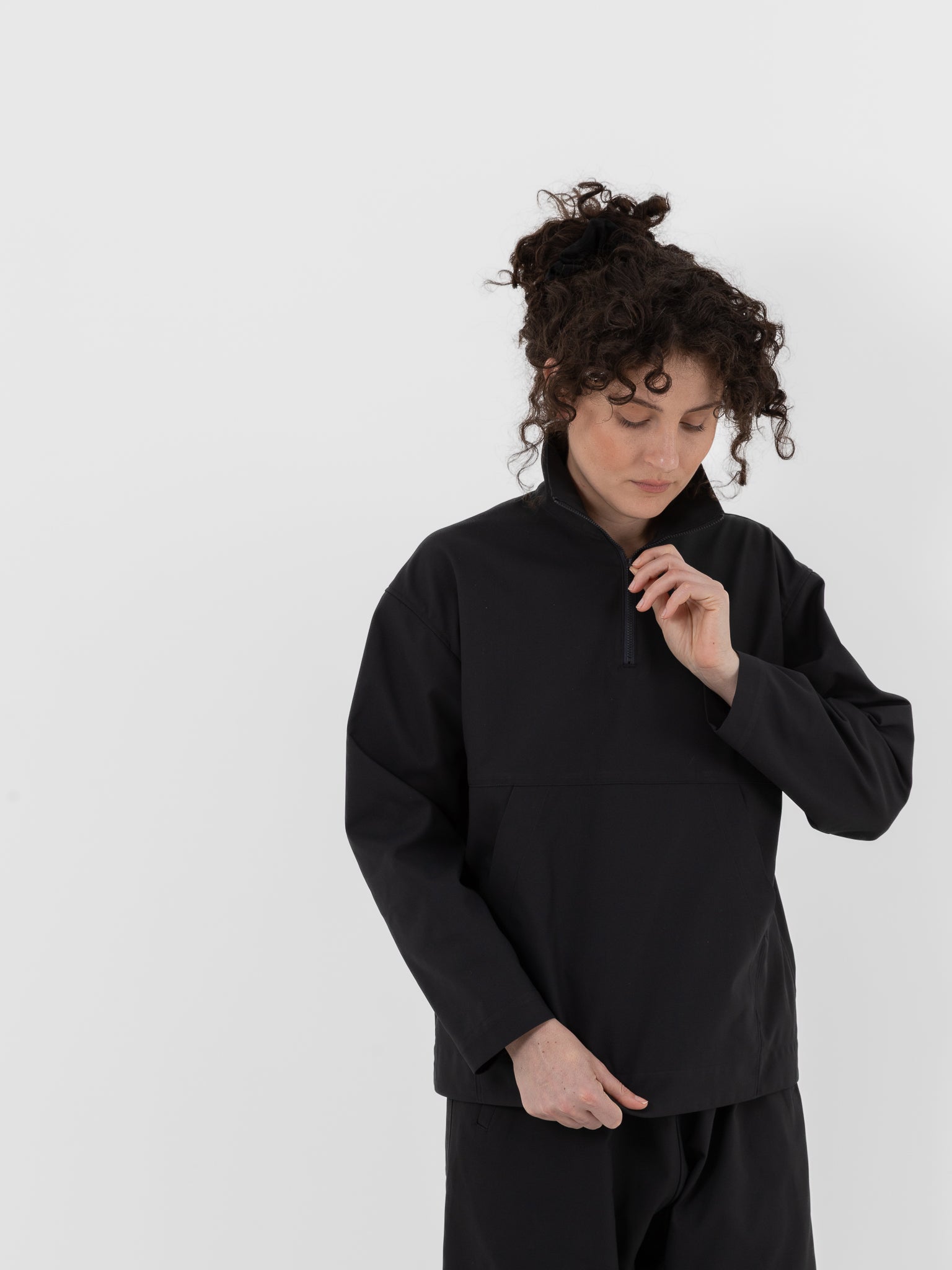 Arts & Science Mountain Pullover Shirt in Vintage Black - ARTS & SCIENCE at Worthwhile - shop TOP