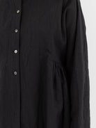 Arts & Science Side Gather Blouse in Black - ARTS & SCIENCE at Worthwhile - shop TOP
