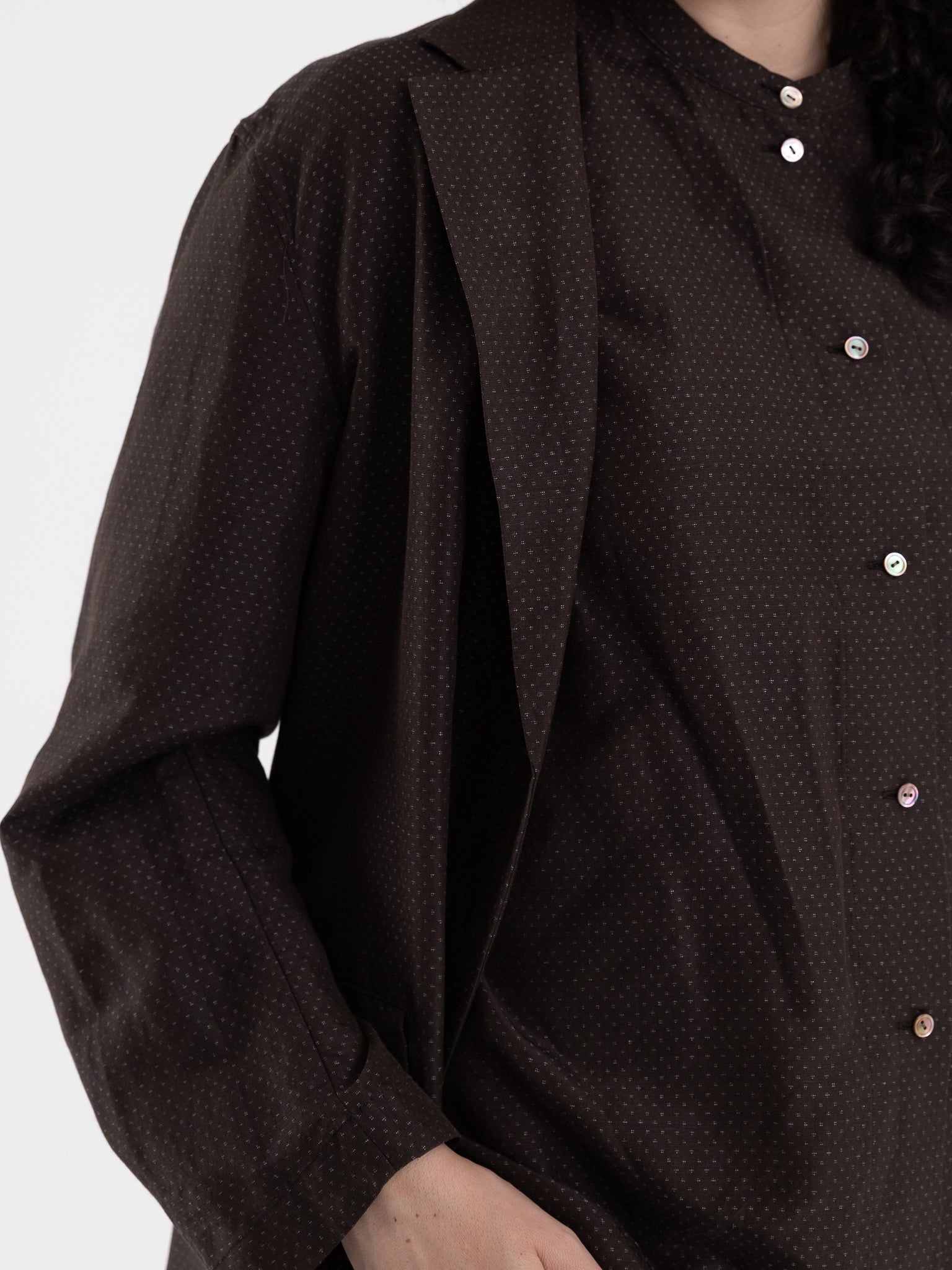 Arts & Science Loose Fit Jacket in Brown - ARTS & SCIENCE at Worthwhile - shop JACKET