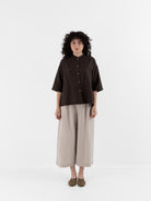Arts & Science Back Tuck Easy Wide Pants in Natural - ARTS & SCIENCE at Worthwhile - shop PANT