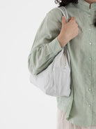 Arts & Science Square Box Medium School Bag in Off White - ARTS & SCIENCE at Worthwhile - shop BAG