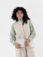 Arts & Science Square Box Small School Bag in Off White - ARTS & SCIENCE at Worthwhile - shop BAG