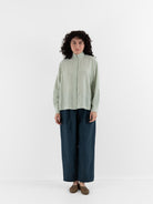 Arts & Science One Tuck Relaxed Fit Pants in Blue Green - ARTS & SCIENCE at Worthwhile - shop PANT