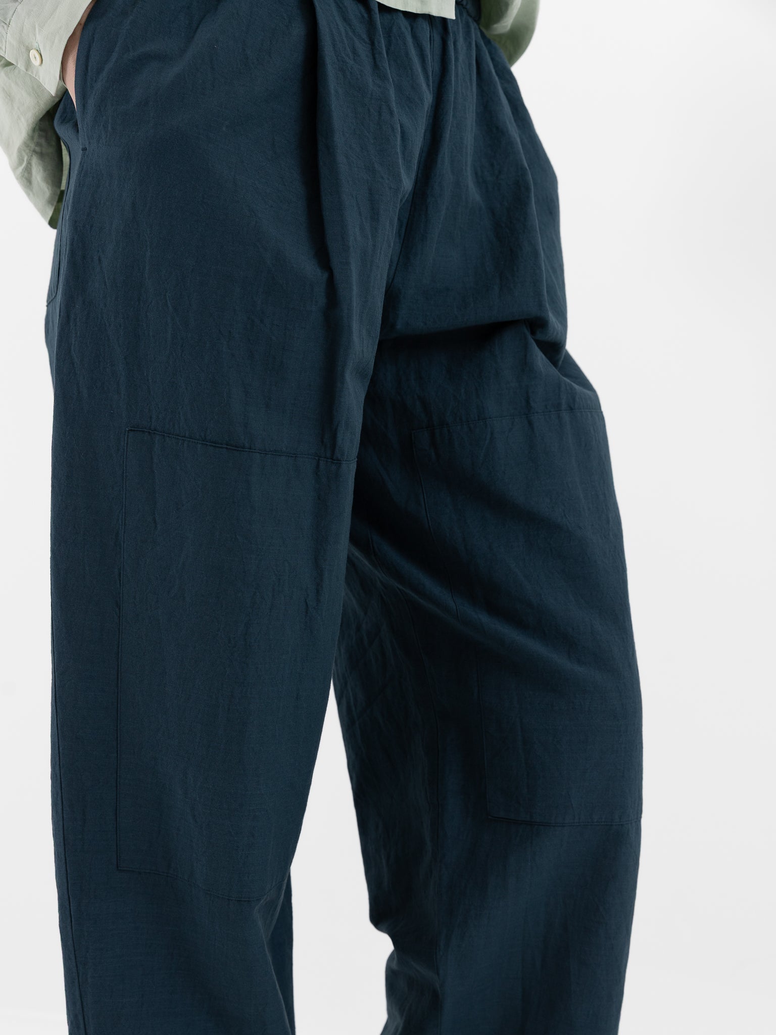 Arts & Science One Tuck Relaxed Fit Pants in Blue Green - ARTS & SCIENCE at Worthwhile - shop PANT