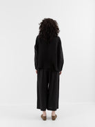Arts & Science Back Tuck Easy Wide Pants in Black - ARTS & SCIENCE at Worthwhile - shop PANT
