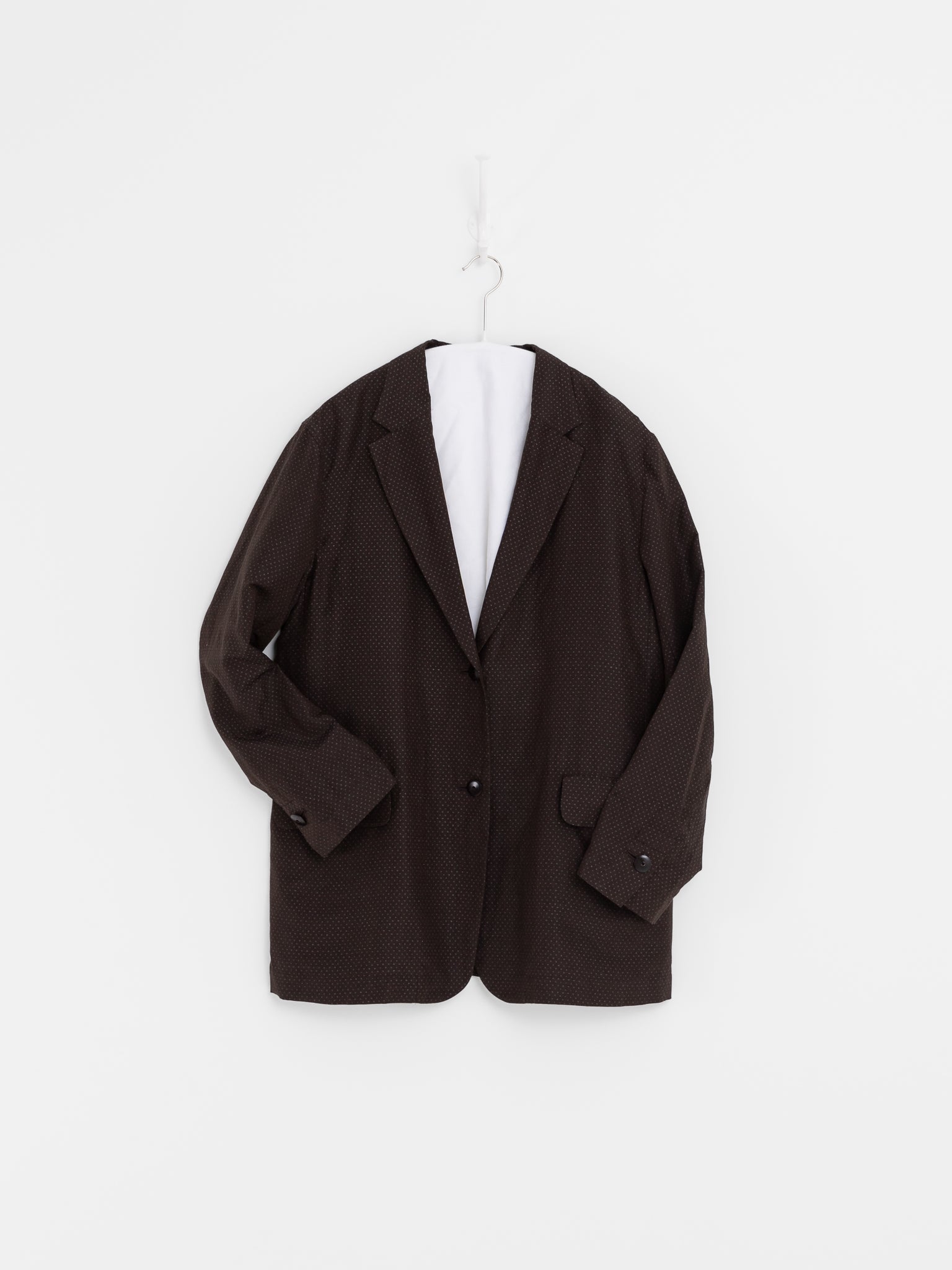 Arts & Science Loose Fit Jacket in Brown - ARTS & SCIENCE at Worthwhile - shop JACKET