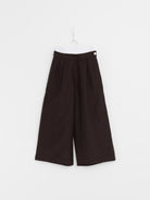 Arts & Science Back Tuck Easy Wide Pants in Brown - ARTS & SCIENCE at Worthwhile - shop PANT