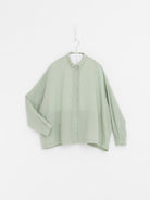 Arts & Science Granny Line Box Shirt in Light Sage Green - ARTS & SCIENCE at Worthwhile - shop TOP