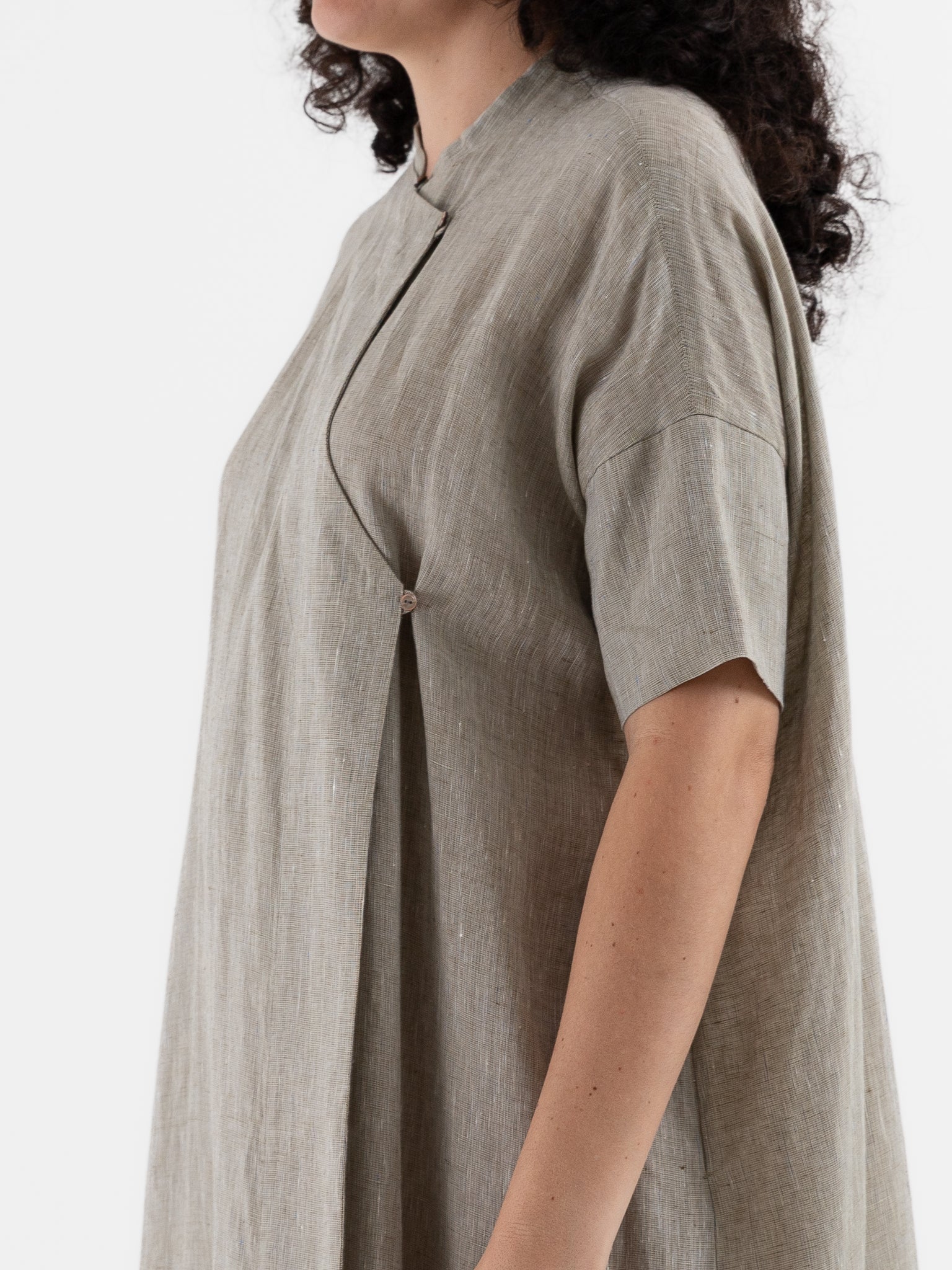 Arts & Science Ethnic Wrap Dress in Vintage Light Green - ARTS & SCIENCE at Worthwhile - shop DRESS
