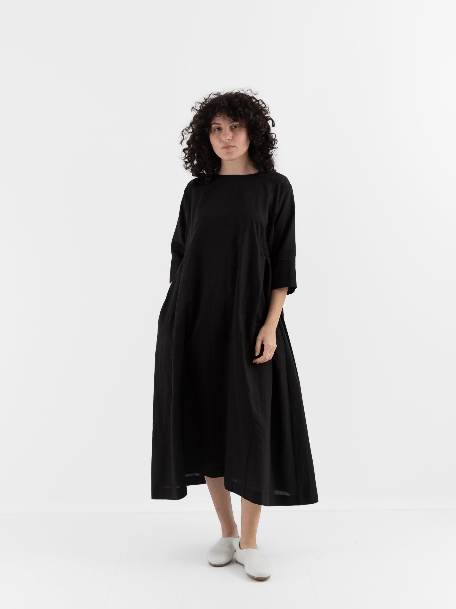 Arts & Science Flat Form Long Dress in Black - ARTS & SCIENCE at Worthwhile - shop DRESS