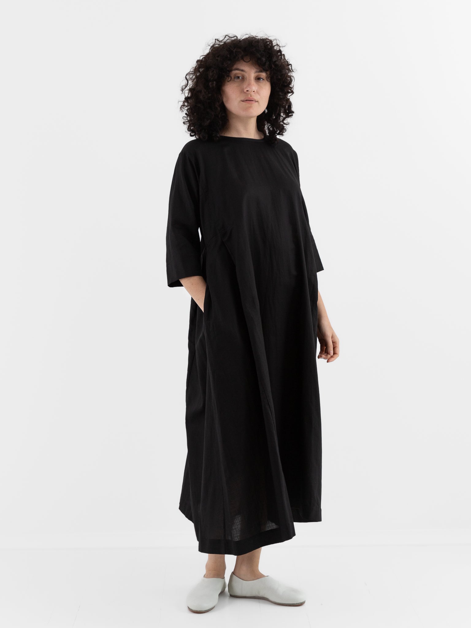 Arts & Science Flat Form Long Dress in Black - ARTS & SCIENCE at Worthwhile - shop DRESS