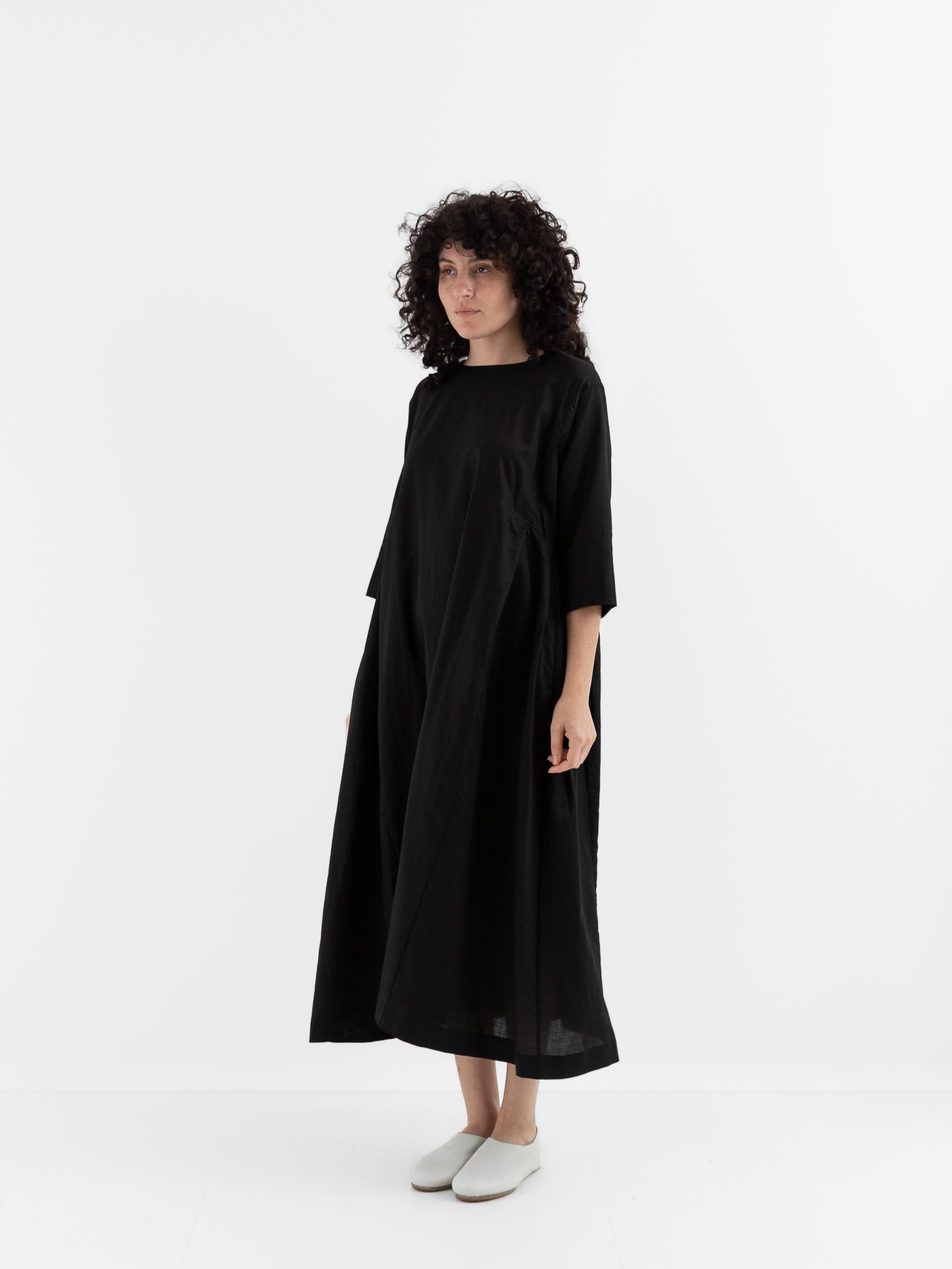 Arts & Science Flat Form Long Dress in Black - ARTS & SCIENCE at Worthwhile - shop DRESS