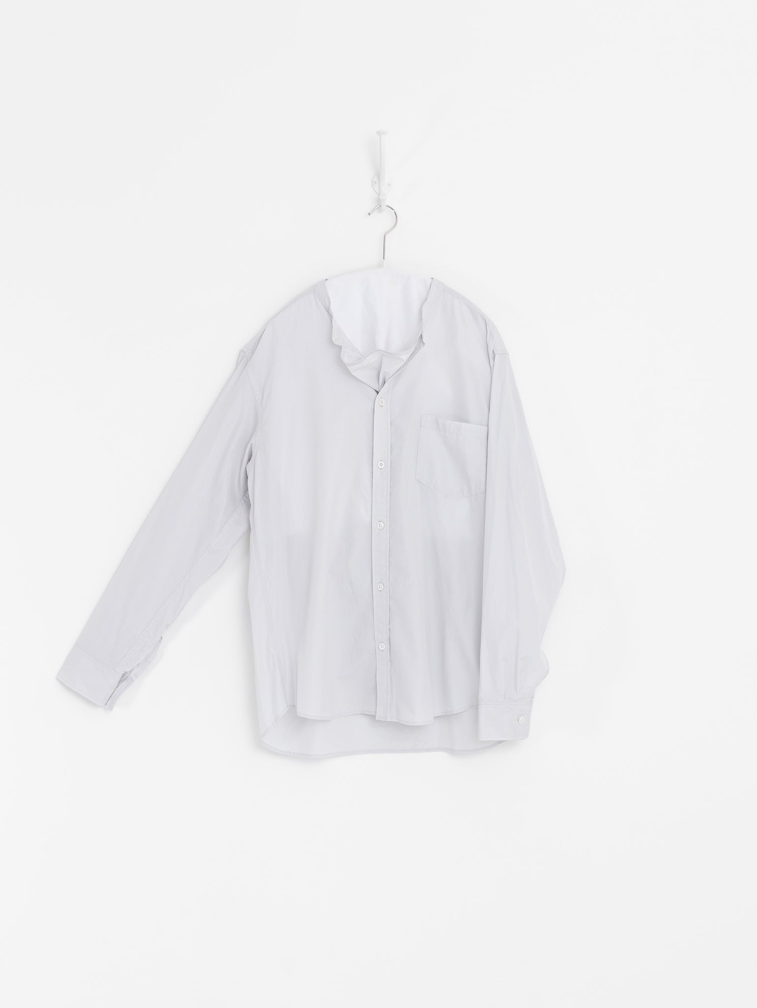 Arts & Science Fake shirt in Pale Grey - ARTS & SCIENCE at Worthwhile - shop TOP