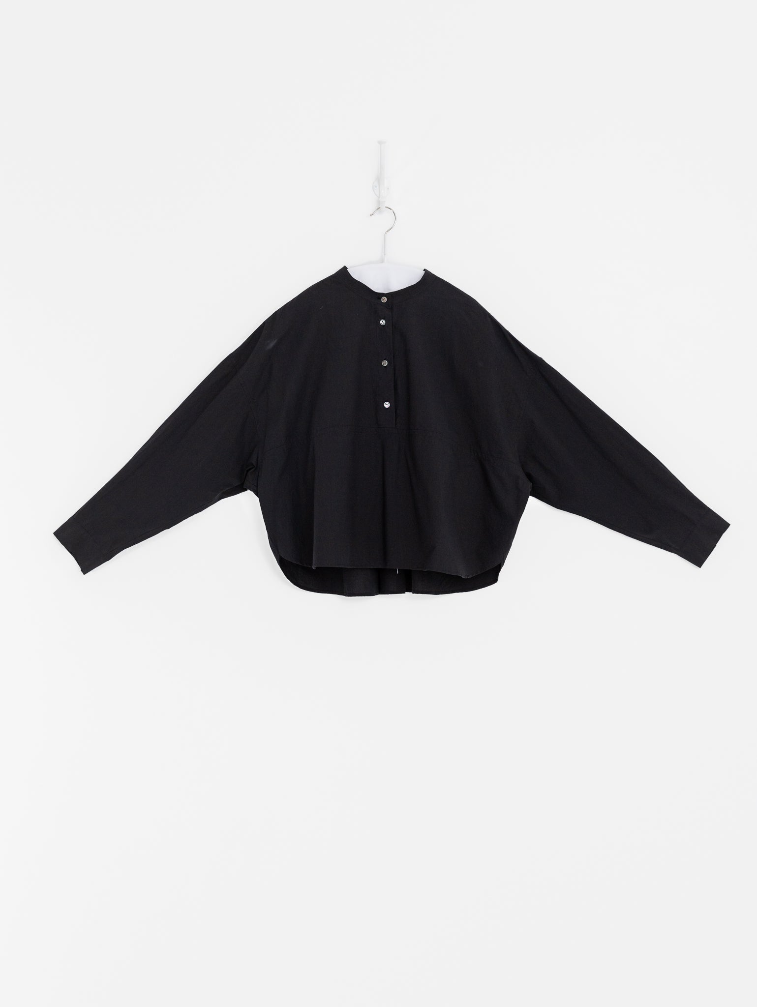 Arts & Science Big Yoke Shirt in Black - ARTS & SCIENCE at Worthwhile - shop TOP