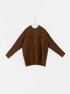 Arts & Science Lartigue Pullover Shirt in Light Brown - ARTS & SCIENCE at Worthwhile - shop TOP