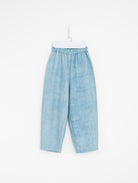 Arts & Science Easy Pants in Ryukyu Ai Blue - ARTS & SCIENCE at Worthwhile - shop PANT