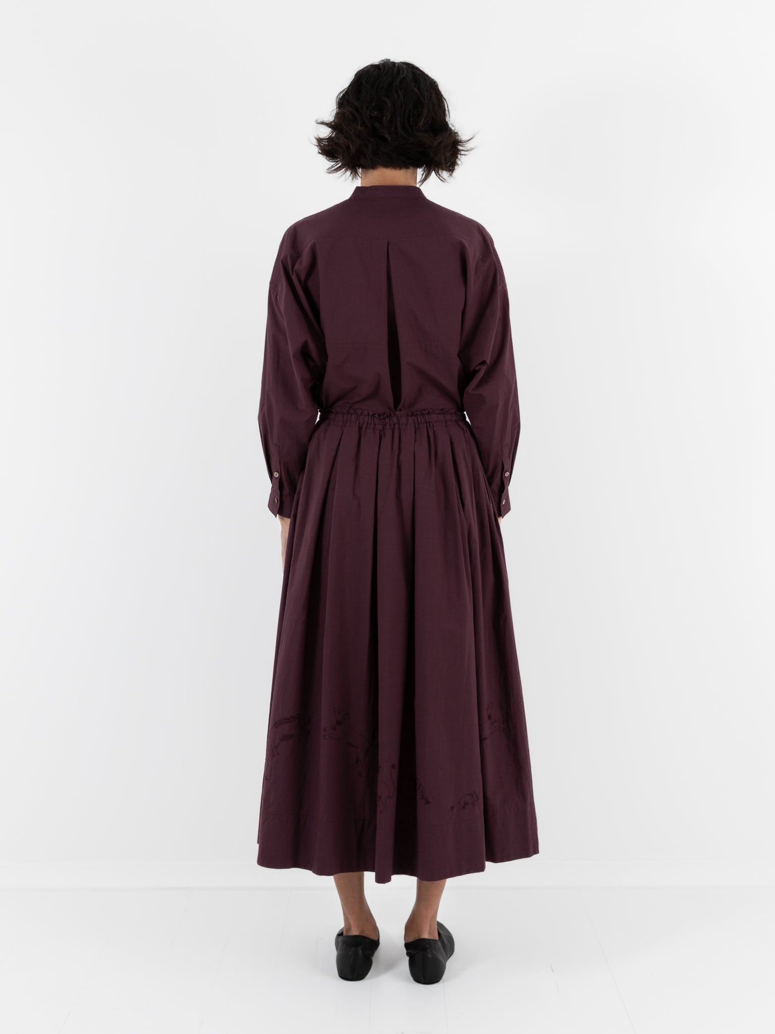 ARTS＆SCIENCE 22AW checkgather longskirt ARTS＆SCIENCE 22AW checkgather longskirt（Stripe structure A