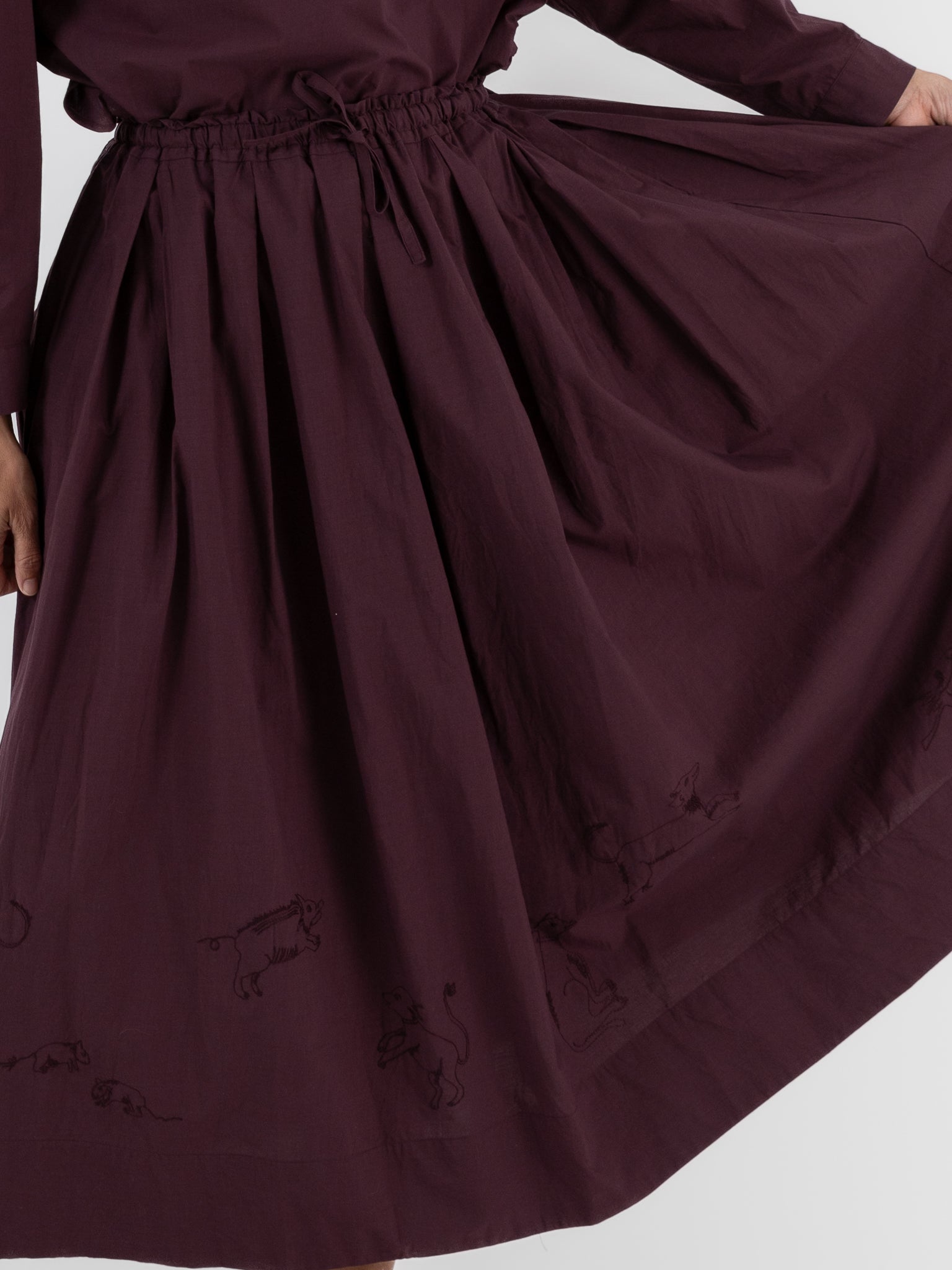 スカート ARTS&SCIENCE / Draw String Gather Skirt Arts & Science Drawstring Gather Skirt - Worthwhile