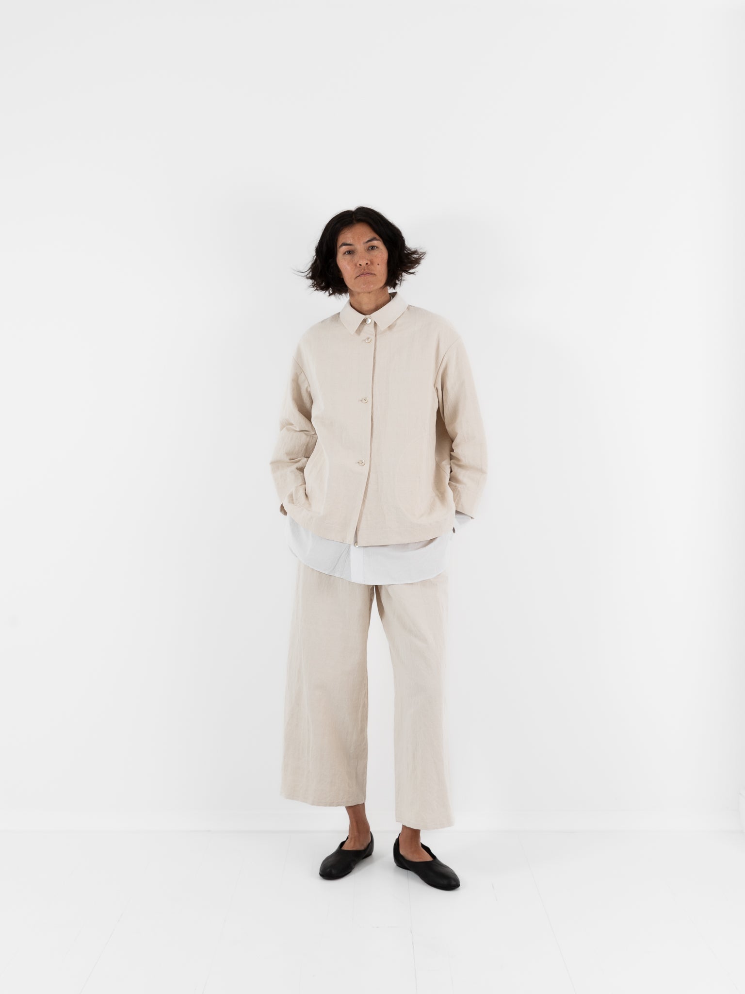 【23SS】ARTS&SCIENCE /over front NC jacket Arts & Science Back and Front Button Jacket - Worthwhile