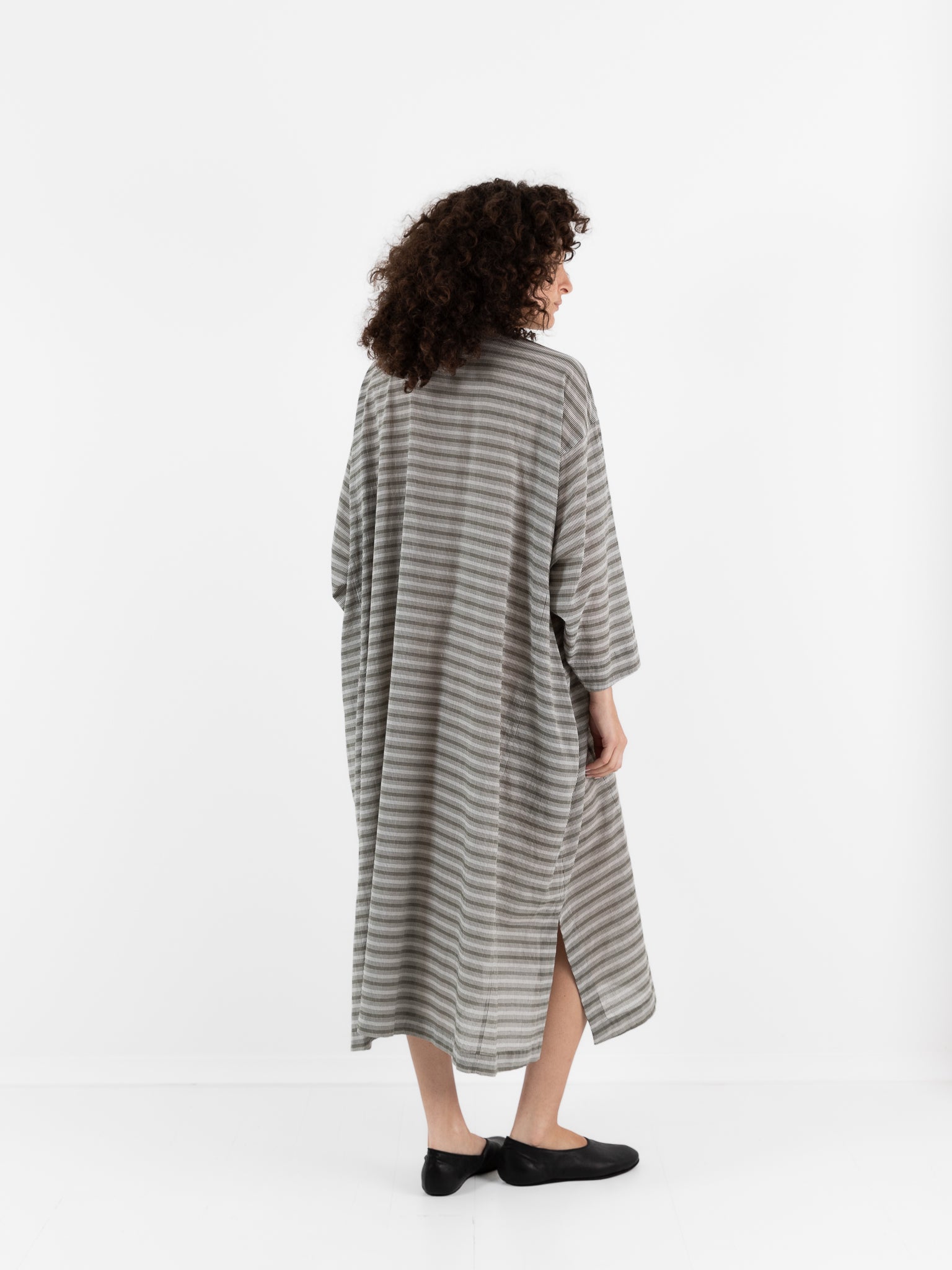 ARTS&SCIENCE Overfront ethnic dress ネイビー Arts & Science Ethnic Line Dress - Worthwhile