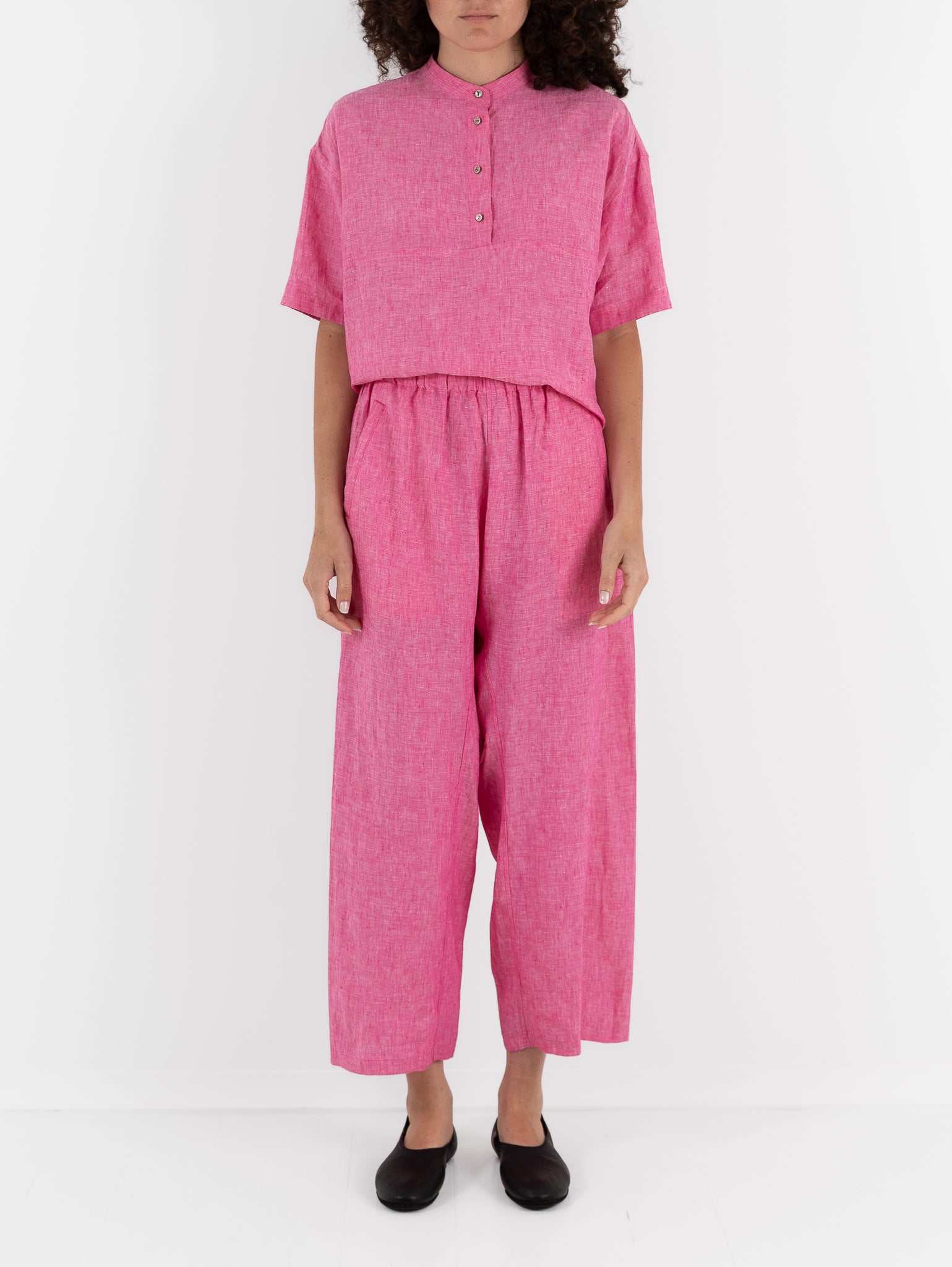 Arts & Science Ethnic Pants Wide in Fuchsia Pink - ARTS & SCIENCE at Worthwhile - shop PANT