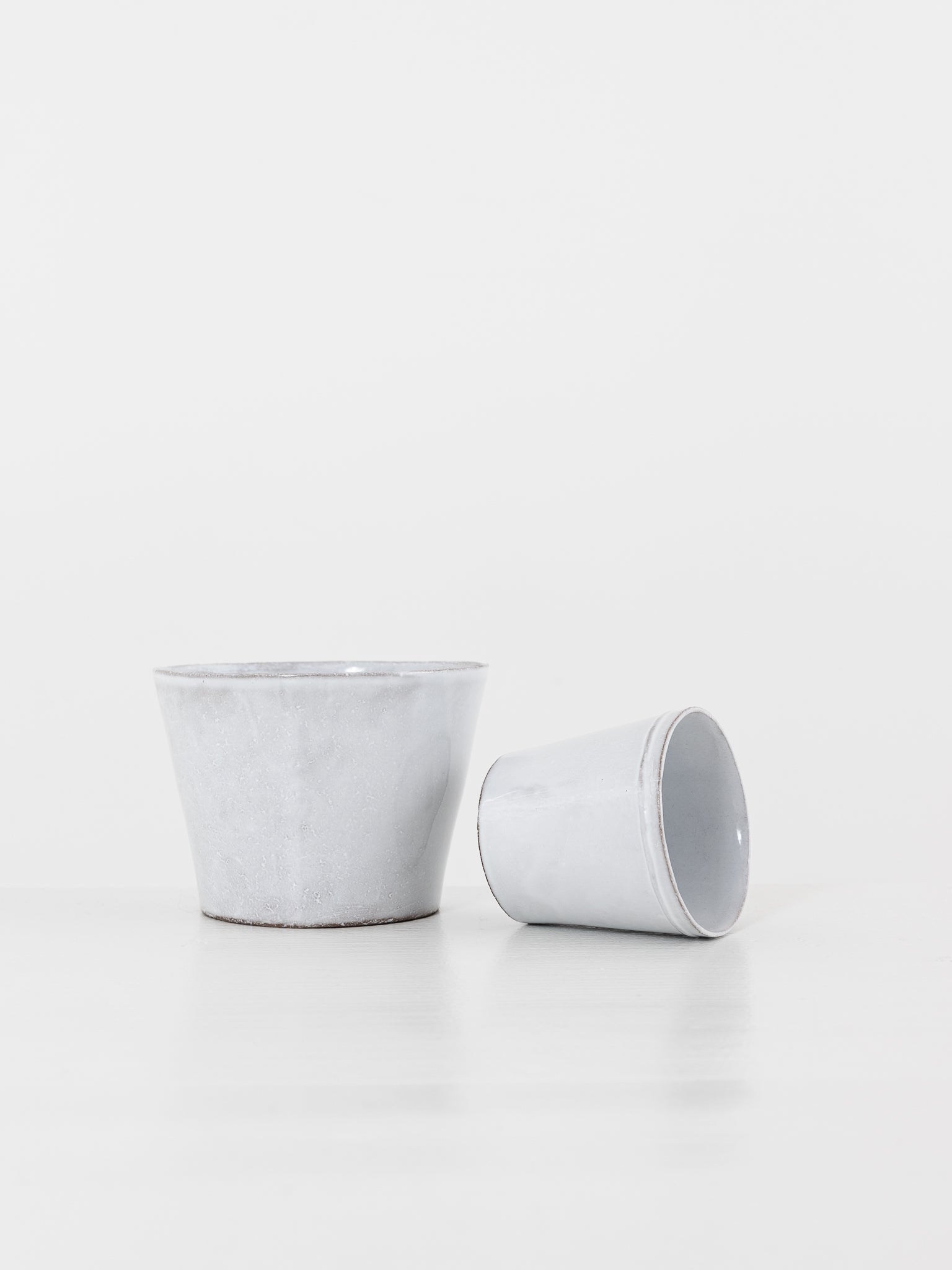 ASTIER de VILLATTE Simple Cup 2つ（réparé） Astier de Villatte Simple Tea Cup at Worthwhile