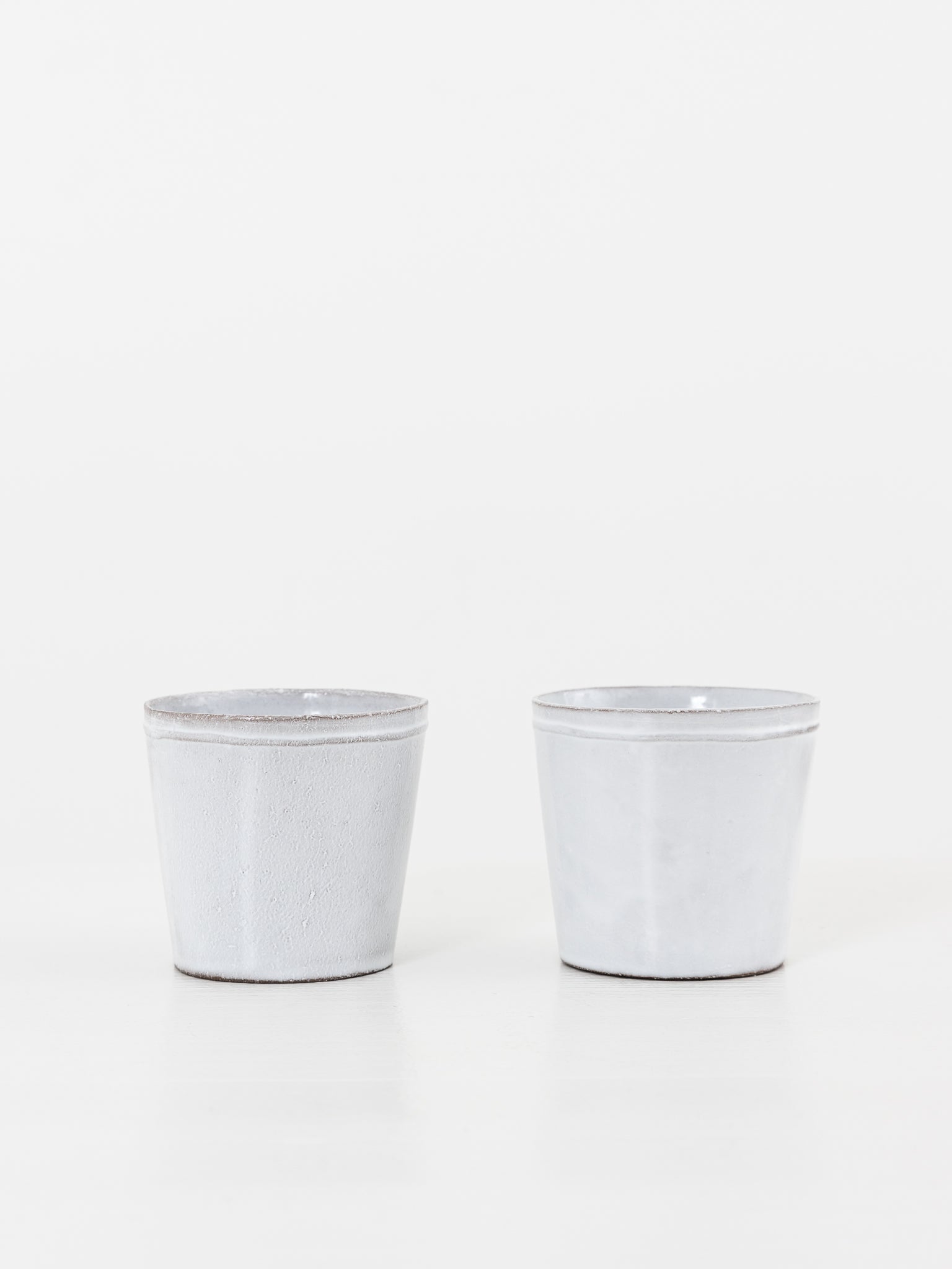 ASTIER de VILLATTE Simple Cup 2つ（réparé） Astier de Villatte Simple Tea Cup at Worthwhile