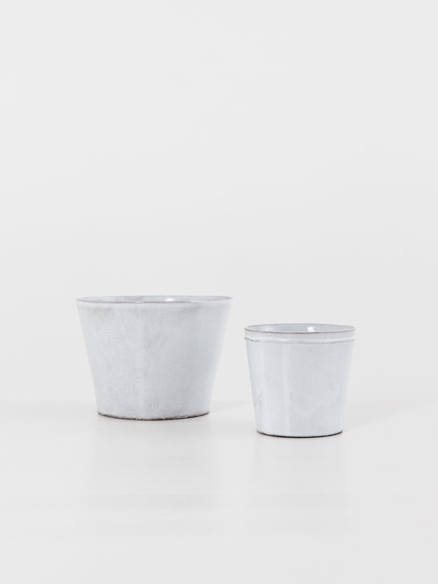 ASTIER de VILLATTE Simple Cup 2つ（réparé） Astier de Villatte Simple Tea Cup at Worthwhile