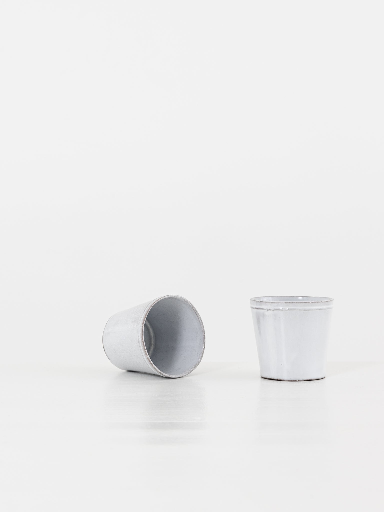 ASTIER de VILLATTE Simple Cup 2つ（réparé） Astier de Villatte Simple Tea Cup at Worthwhile