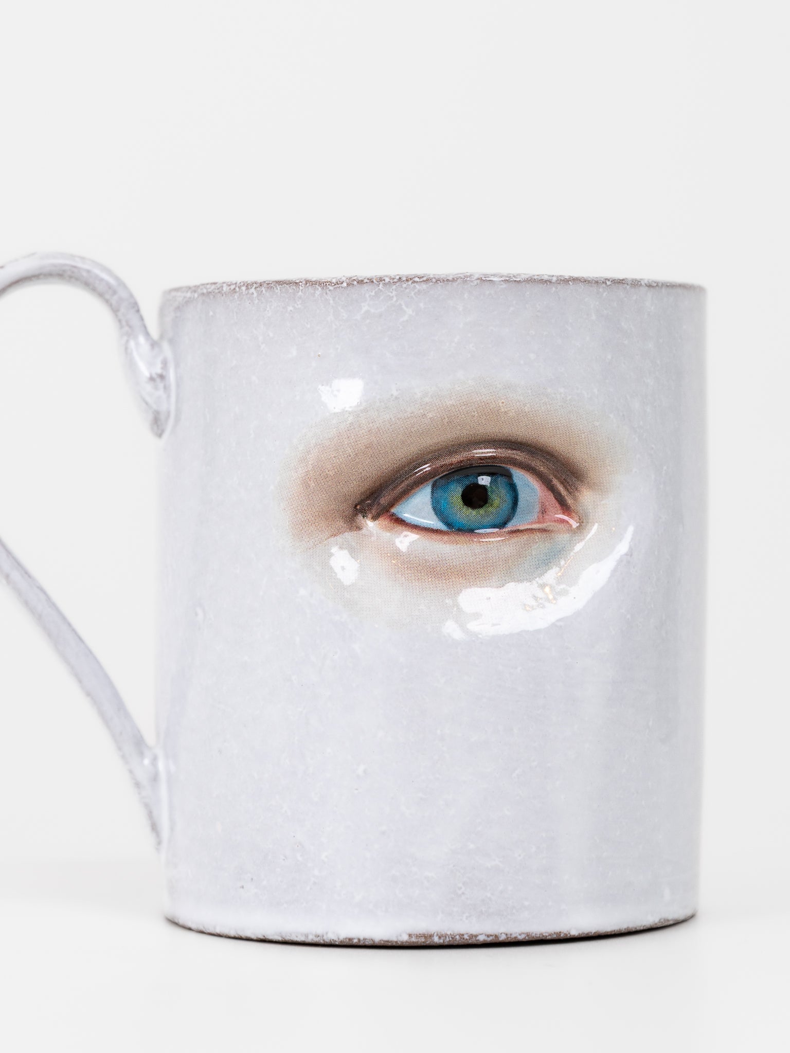 Astier de Villatte Vu Cup, Left Eye - ASTIER DE VILLATTE at Worthwhile - shop OBJECTS