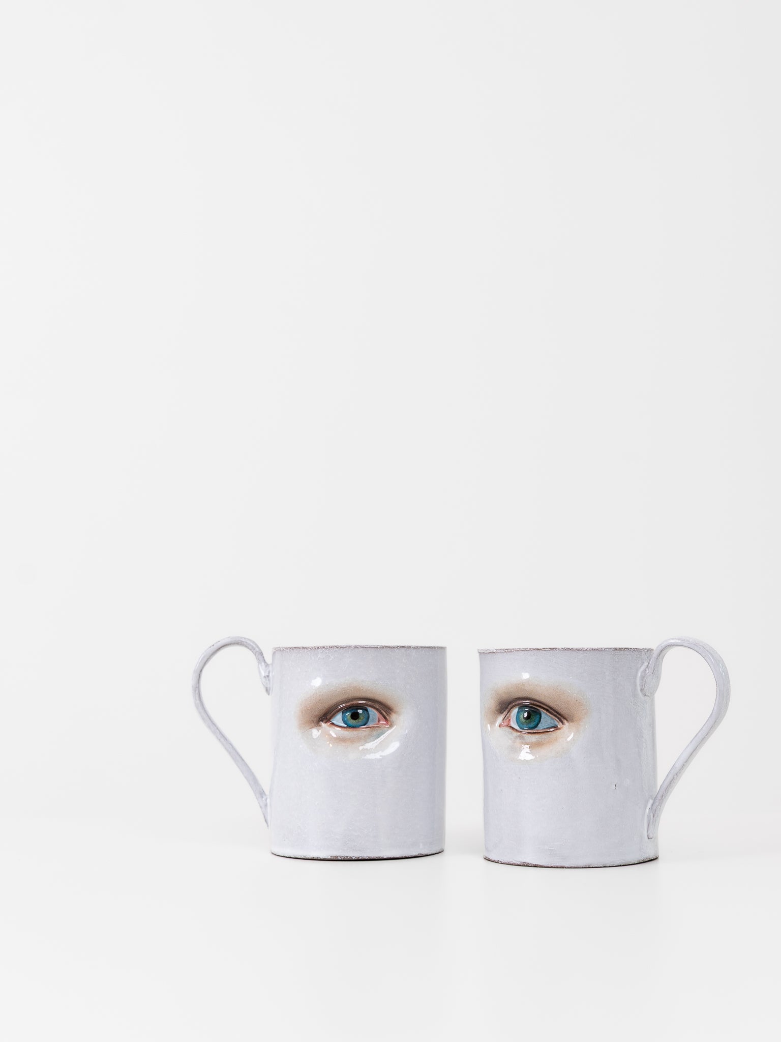 Astier de Villatte Vu Cup, Left Eye - ASTIER DE VILLATTE at Worthwhile - shop OBJECTS