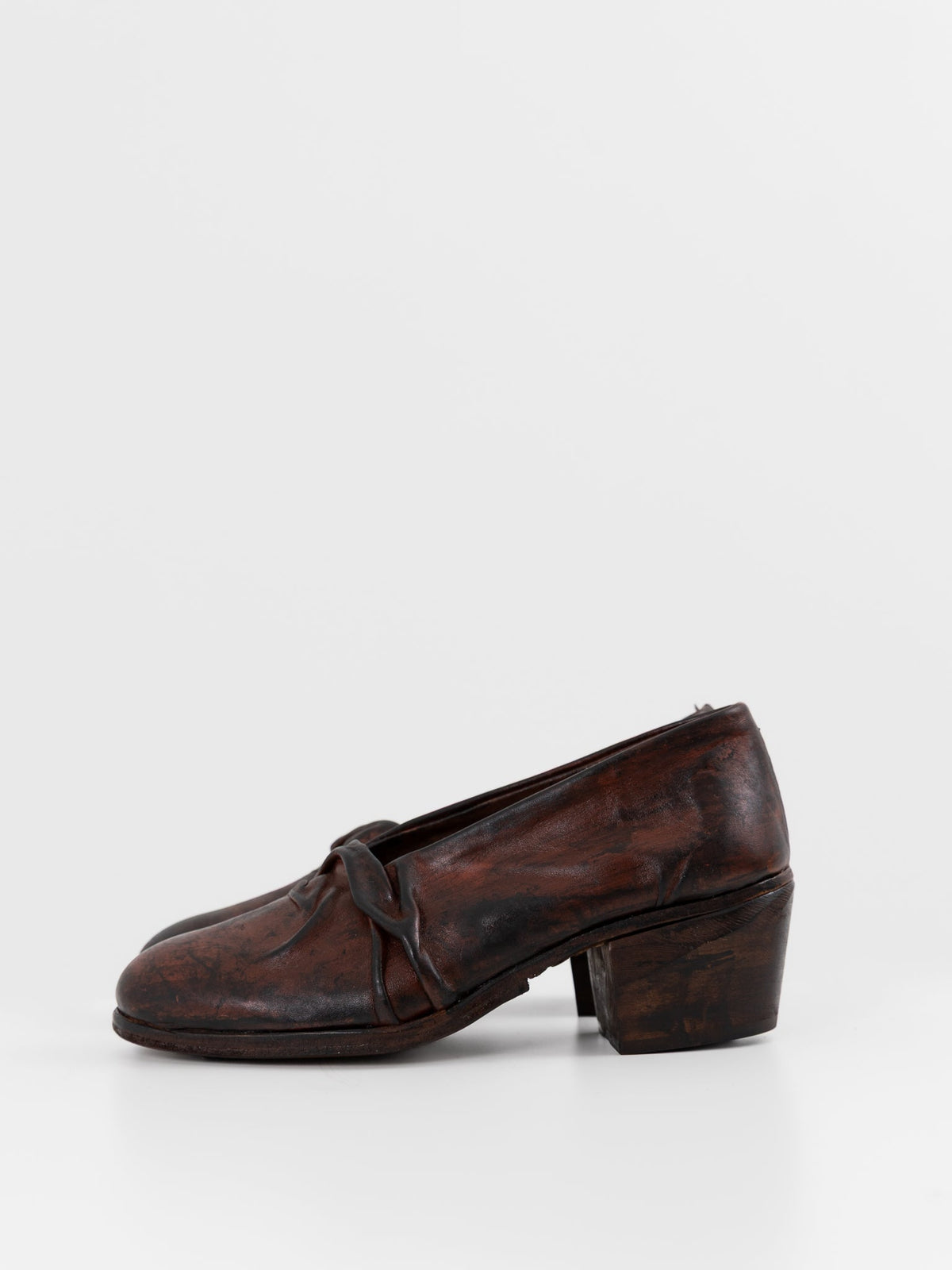 Atelier Inscrire Laurus Shoe in Antique Brown - ATELIER INSCRIRE at Worthwhile - shop SHOES