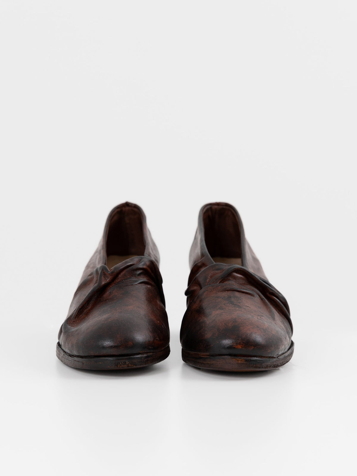 Atelier Inscrire Laurus Shoe in Antique Brown - ATELIER INSCRIRE at Worthwhile - shop SHOES