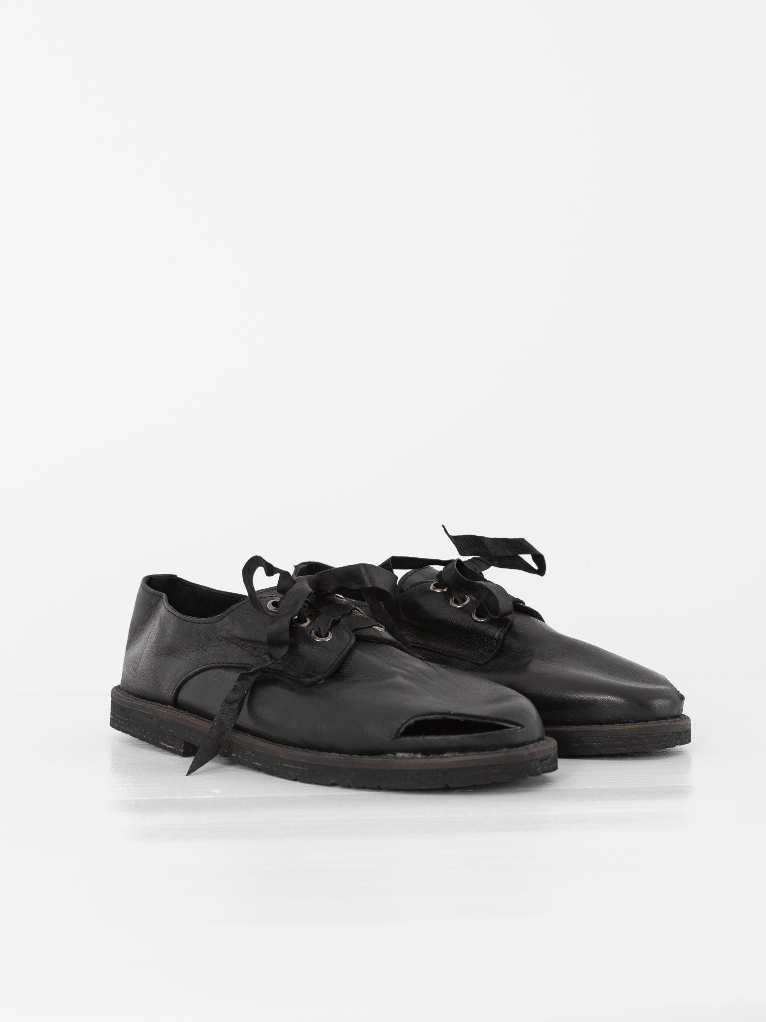 Atelier Inscrire Luis Tie Shoe, Black - Worthwhile