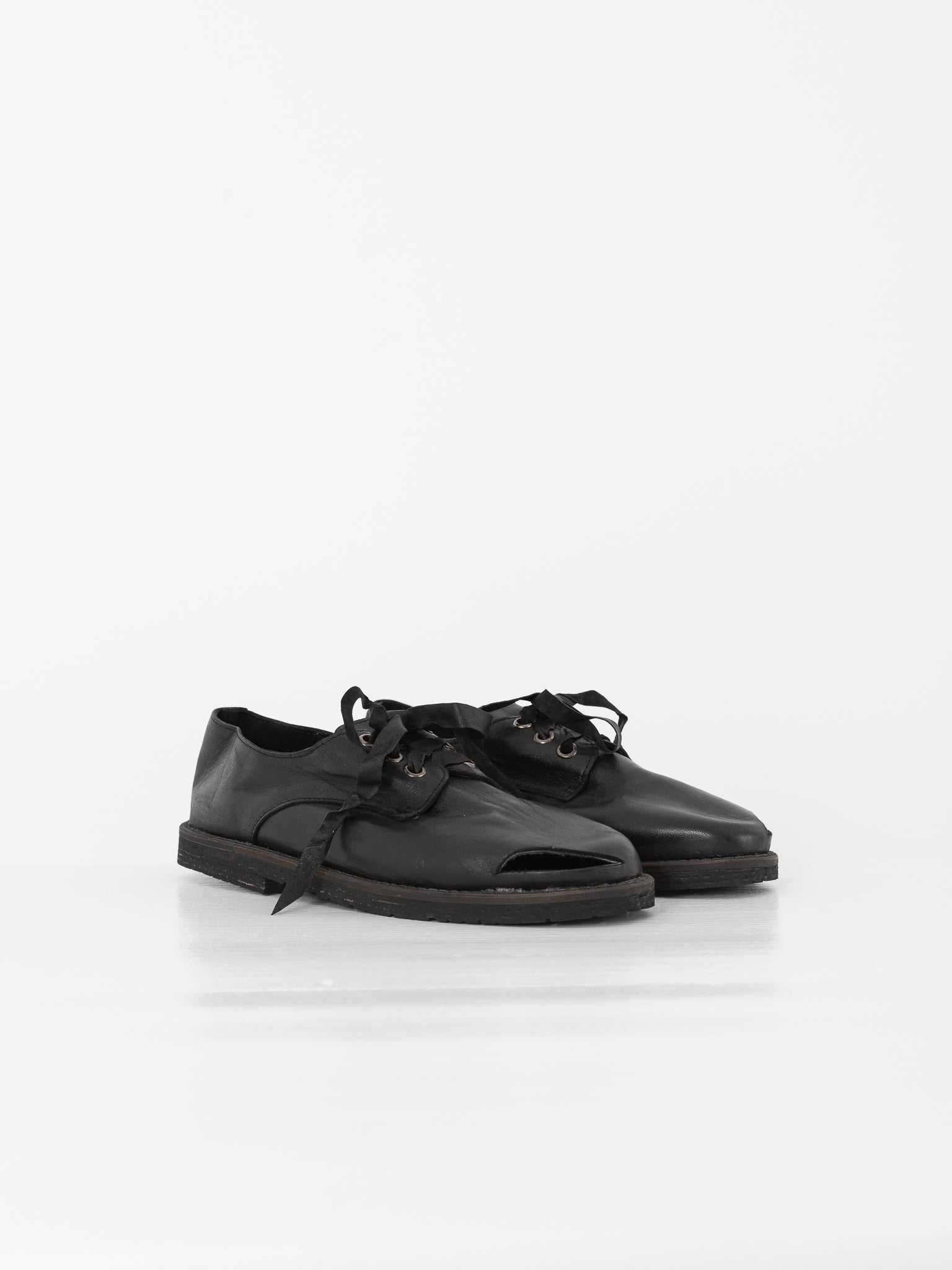 Atelier Inscrire Luis Tie Shoe, Black - Worthwhile