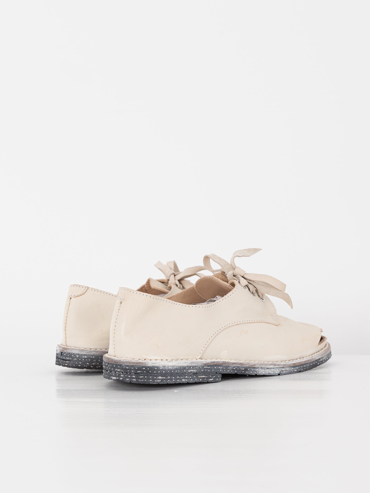 Atelier Inscrire Luis Tie Shoe, Natural - ATELIER INSCRIRE at Worthwhile - shop SHOES