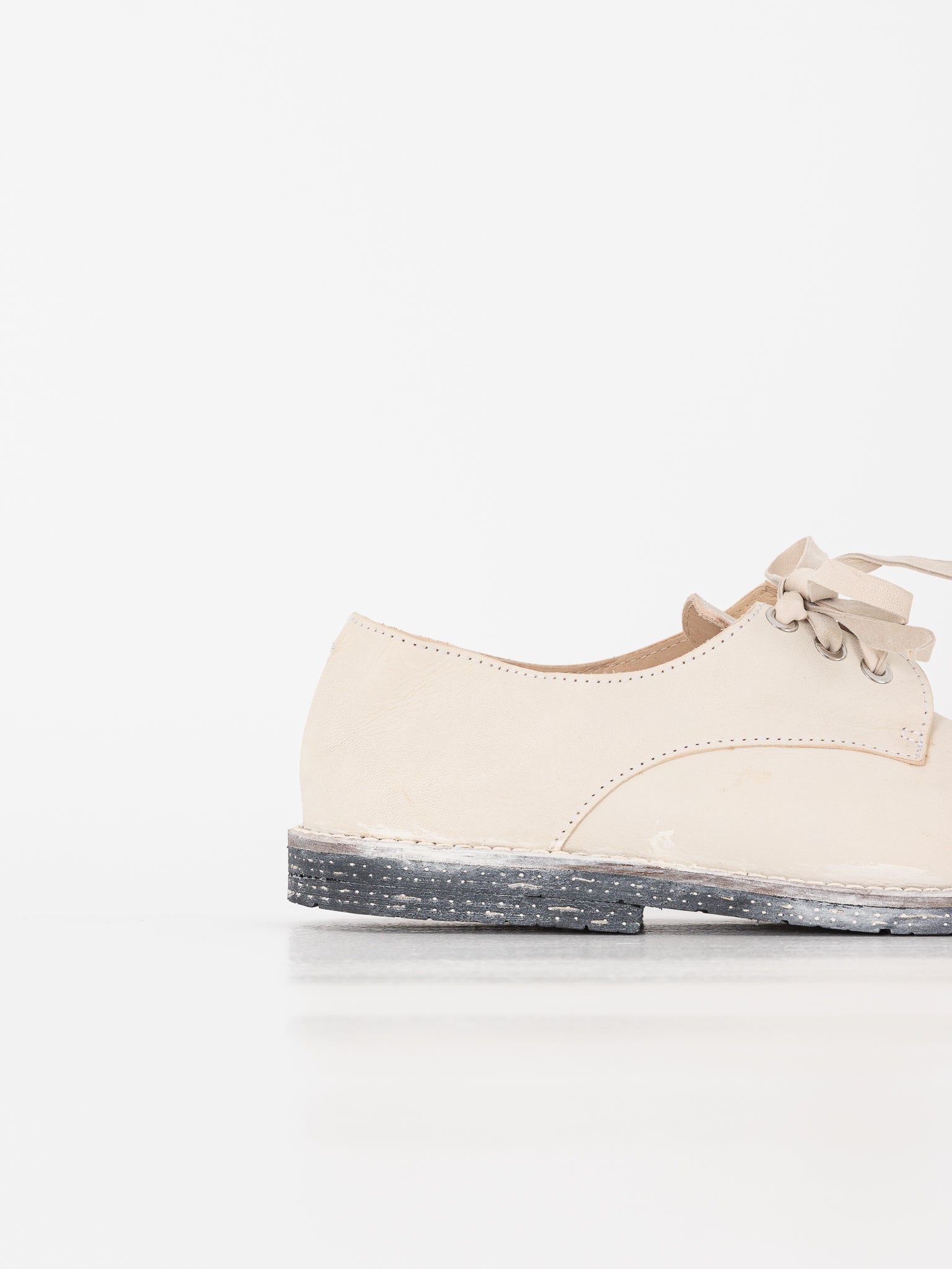 Atelier Inscrire Luis Tie Shoe, Natural - ATELIER INSCRIRE at Worthwhile - shop SHOES