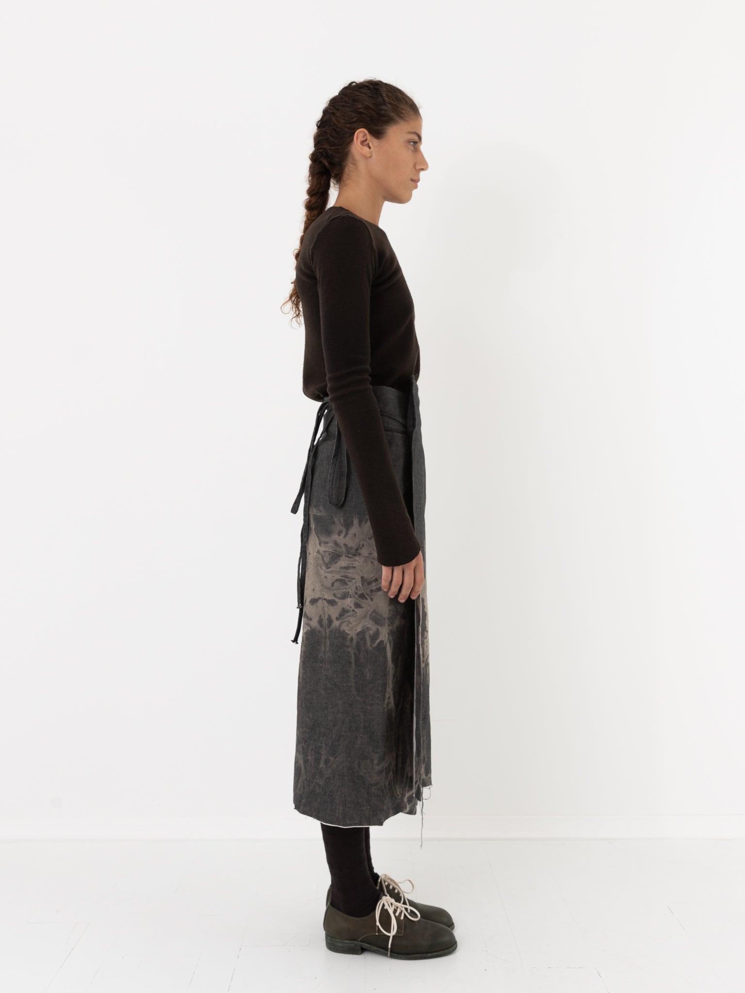 Atelier Suppan Denim Apron Skirt - Worthwhile