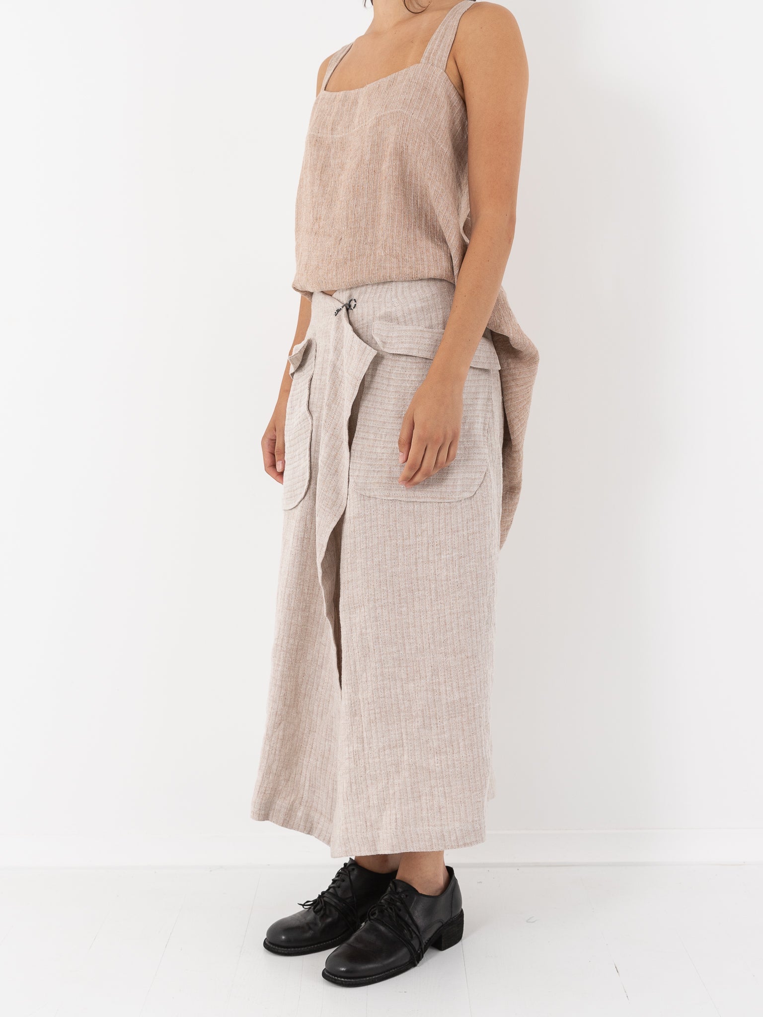 Atelier Suppan Round Hook Skirt, Natural - Worthwhile