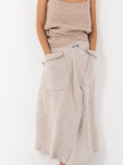 Atelier Suppan Round Hook Skirt, Natural - Worthwhile