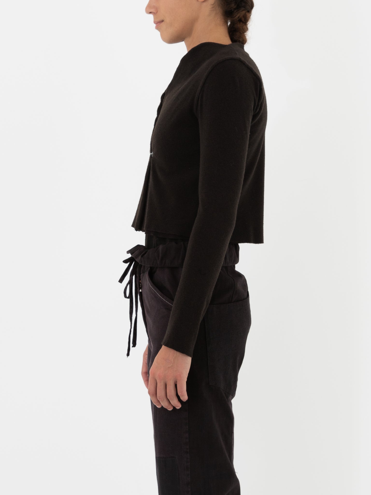 Atelier Suppan Short Round Hook Cardigan - Worthwhile