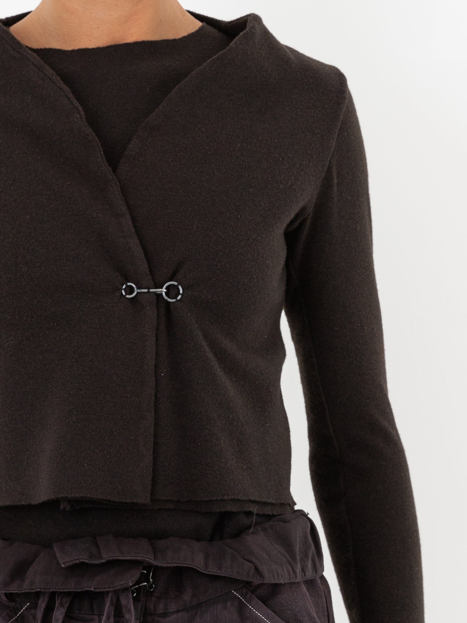 Atelier Suppan Short Round Hook Cardigan - Worthwhile