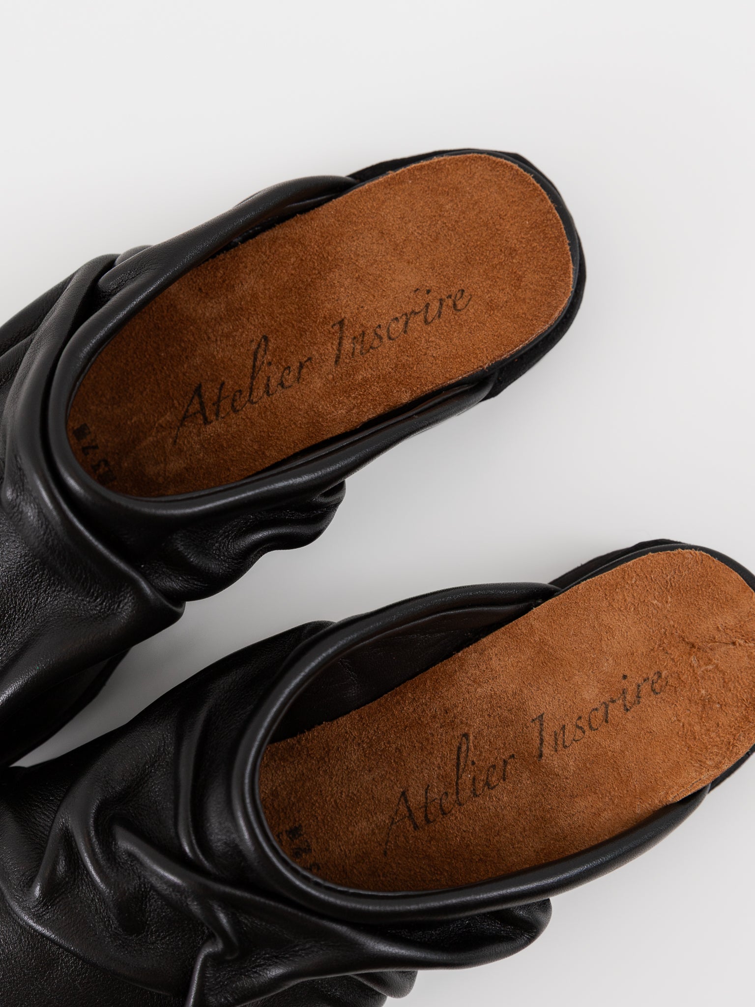 Atelier Inscrire Aeist Shoe in Black - ATELIER INSCRIRE at Worthwhile - shop SHOES