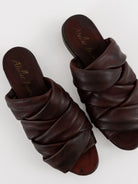 Atelier Inscrire Sarch Woven Shoe in Bordeaux - ATELIER INSCRIRE at Worthwhile - shop SHOES