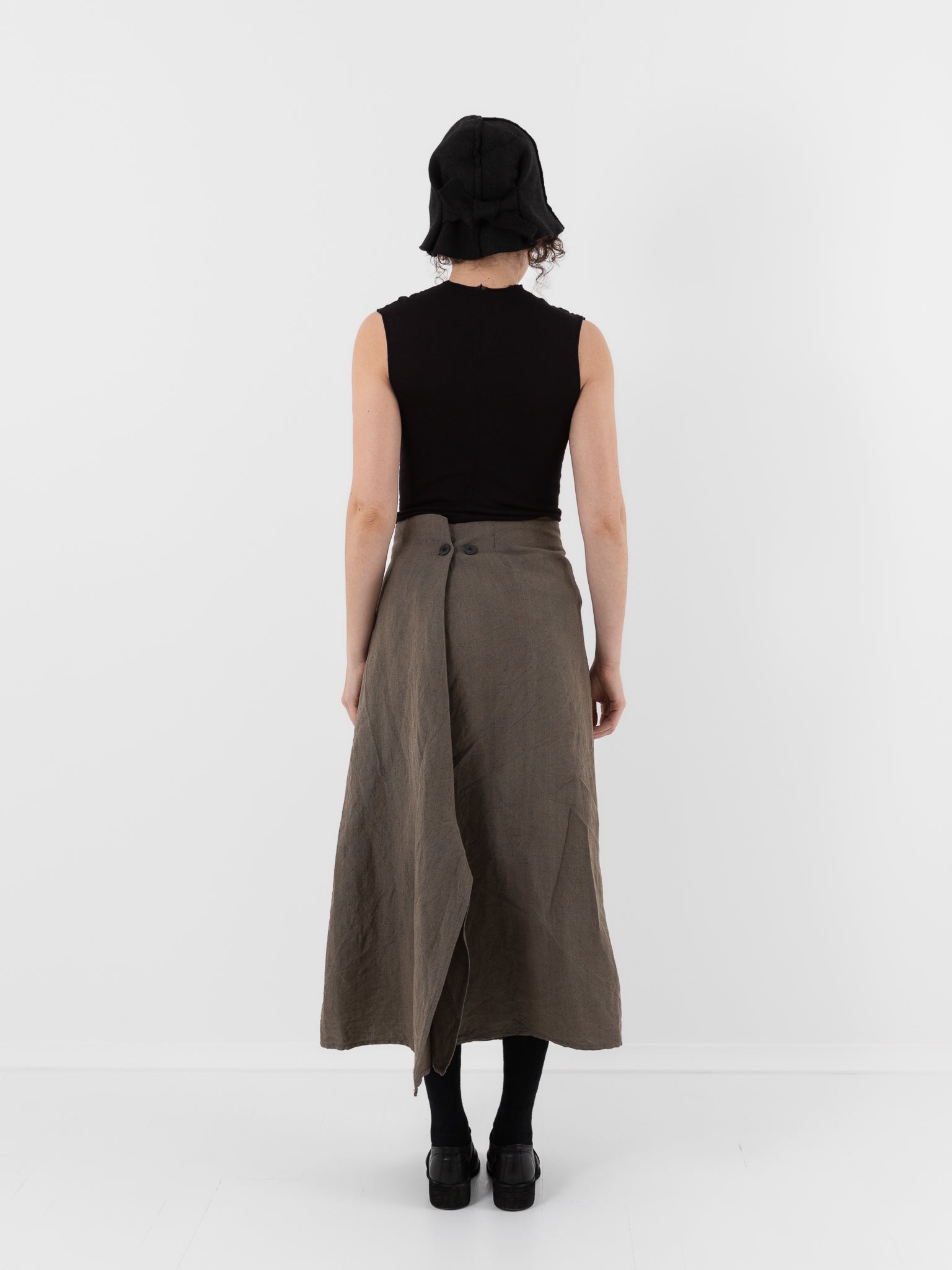 Atelier Suppan Skirt 38 in Hand Dye/Green - ATELIER SUPPAN at Worthwhile - shop SKIRT