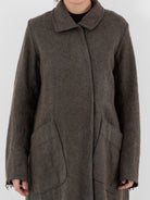 Atelier Suppan Long Coat 27 in Hand Dye/Green - ATELIER SUPPAN at Worthwhile - shop COAT